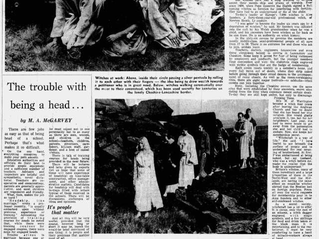 'Where witches gather', June Johns, Liverpool Daily Post, 9 February 1968