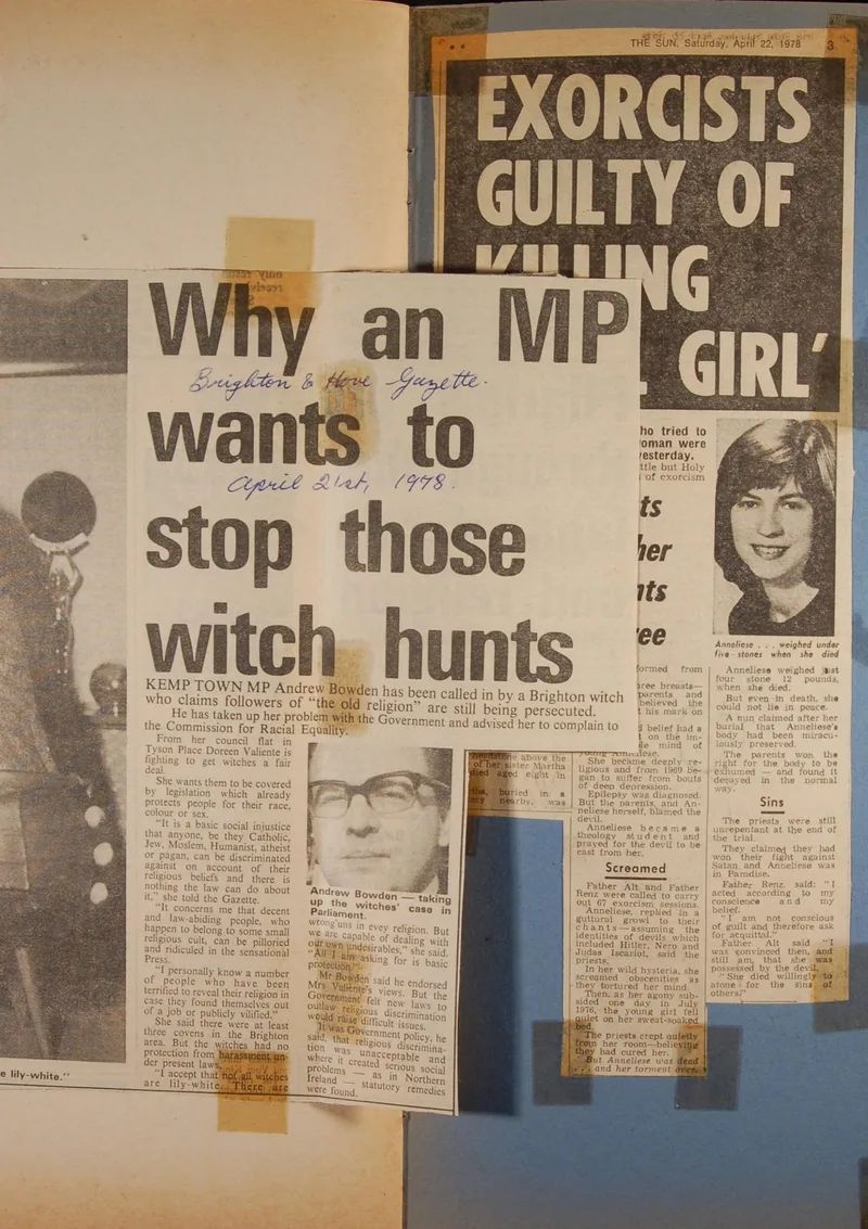 Newspaper article - Why an MP wants to stop those Witch hunts