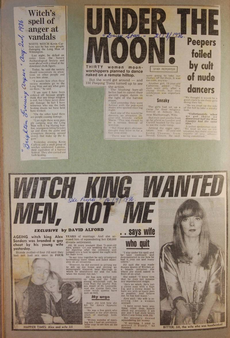 Newspaper Article - Witch King Wanted Men, Not Me