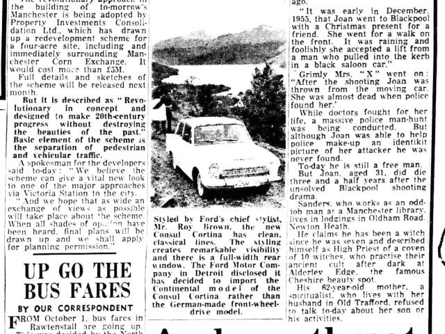 'Witch "trying to reach sister"', Manchester Evening News, 21 September 1962