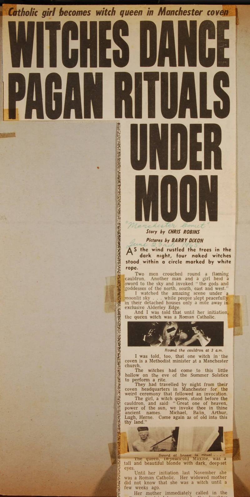 Witches dance pagan rituals under moon (1965)