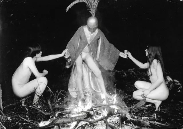 'Witches' Wedding: the bride wore nothing', photograph by John Moss, Camera Press, 1971