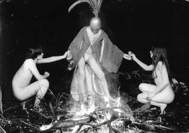 'Witches' Wedding: the bride wore nothing', photograph by John Moss, Camera Press, 1971