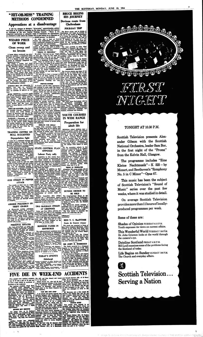 'Wizard piece of work', The Scotsman, 15 June 1964